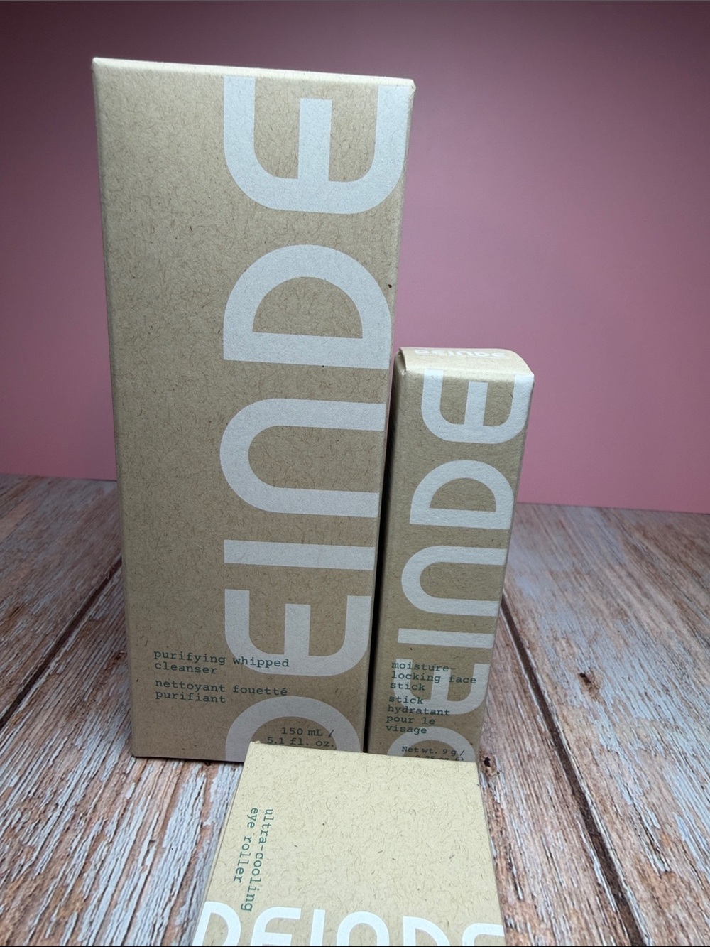 DEINDE Purifying Whipped Cleanser, moisture face stick,ultra cooling eye roller